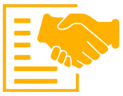 Иконка - Полный контроль сделки. Берем на себя все этапы: юридическое сопровождение, техобслуживание, разработку оптимального маршрута.