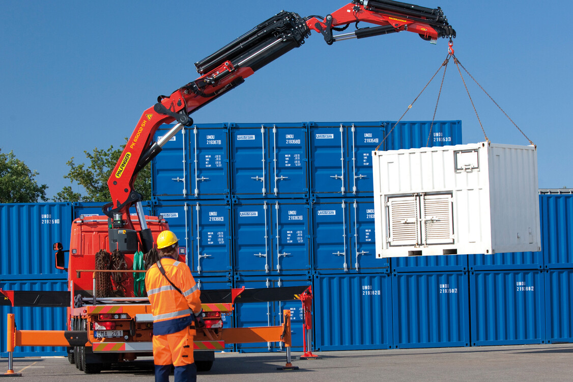 Погрузо-разгрузочные работы автокраном с траверсами