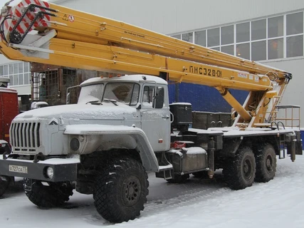 Аренда автовышки ВС-22.05 на шасси УРАЛ - 22 метра