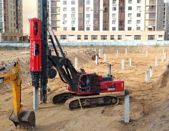 Забивка свай — заказать в Москве и области